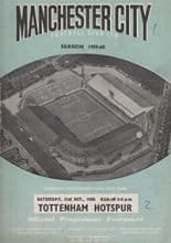 Manchester City v Tottenham Hotspur 31-Oct-1959
