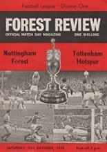 Nottingham Forest v Tottenham Hotspur 31-Oct-1970