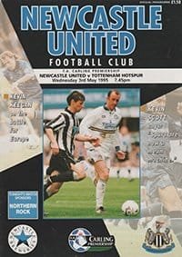 Newcastle United v Tottenham Hotspur 03-May-1995