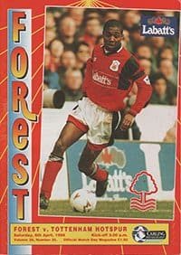 Nottingham Forest v Tottenham Hotspur 06-Apr-1996