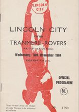 Lincoln City v Tranmere Rovers 18-Nov-1964