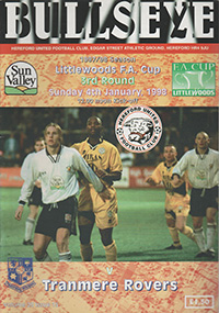 Hereford United v Tranmere Rovers 04-Jan-1998