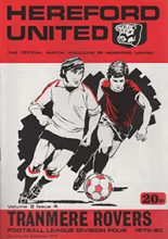 Hereford United v Tranmere Rovers 08-Sep-1979