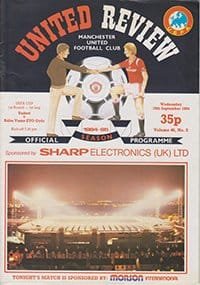 Manchester United v Raba Vasas ETO 19-Sep-1984