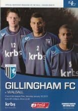 Gillingham v Walsall 30-Jan-2010