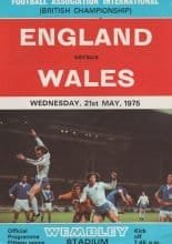 England v Wales   21-May-1975