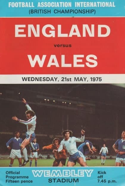 England v Wales   21-May-1975