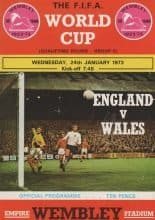 England v Wales 24-Jan-1973