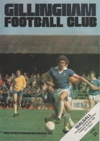 Gillingham v Walsall 10-Apr-1979