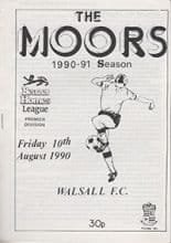 Moor Green v Walsall 10-Aug-1990