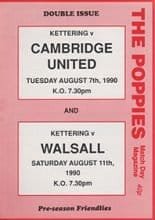 Kettering Town v Walsall 11-Aug-1990