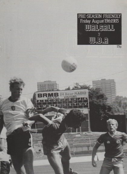Walsall v West Bromwich Albion 19-Aug-1983