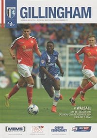 Gillingham v Walsall 20-Sep-2014