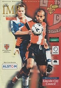 Lincoln City v Walsall 24-Apr-1999