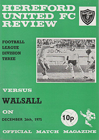 Hereford United v Walsall 26-Dec-1975