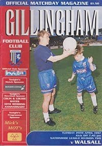 Gillingham v Walsall 29-Apr-1997