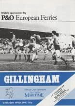 Gillingham v Walsall 05-Dec-1987
