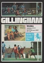 Gillingham v Walsall 05-Feb-1977