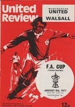 Manchester United v Walsall 08-Jan-1977