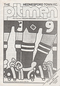 Hednesford Town v Walsall 09-Aug-1988
