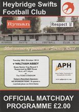 Heybridge Swifts v Waltham Abbey 28-Oct-2014