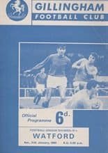 Gillingham v Watford 11-Jan-1969