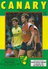 Norwich City v Watford 13-Sep-1986