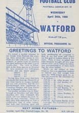 Gillingham v Watford 24-Apr-1968