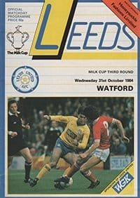 Leeds United v Watford 31-Oct-1984