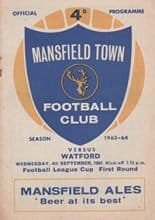Mansfield Town v Walsall 28-Dec-1964