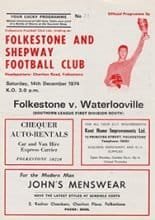 Folkestone & Shepway v Waterlooville 14-Dec-1974