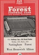 Nottingham Forest v West Bromwich Albion 11-Mar-1963