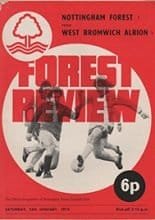 Nottingham Forest v West Bromwich Albion 12-Jan-1974