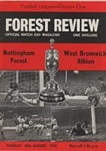Nottingham Forest v West Bromwich Albion 18-Aug-1970