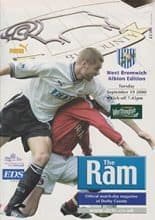 Derby County v West Bromwich Albion 19-Sep-2000