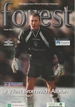 Nottingham Forest v West Bromwich Albion 22-Jan-2000