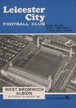 Leicester City v West Bromwich Albion 23-Mar-1968