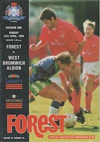 Nottingham Forest v West Bromwich Albion 24-Apr-1994