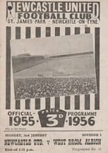 Newcastle United v West Bromwich Albion 02-Jan-1956