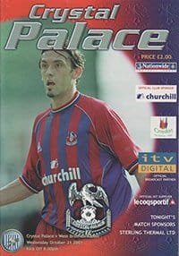 Crystal Palace v West Bromwich Albion 31-Oct-2001