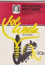 Motherwell v West Bromwich Albion 03-Aug-1978