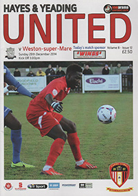 Hayes & Yeading United v Weston-Super-Mare 28-Dec-2014