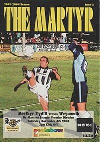 Merthyr Tydfil v Weymouth 11-Aug-2003
