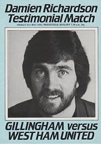 Gillingham v West Ham United 21-May-1982