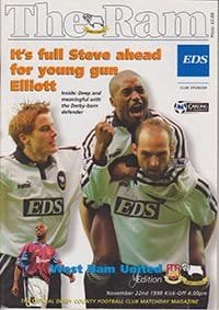 Derby County v West Ham United 22-Nov-1998