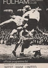 Fulham v West Ham United 22-Aug-1964