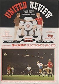 Manchester United v West Ham United 29-Oct-1985
