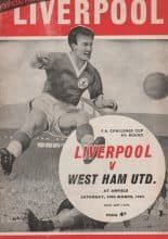 Liverpool v West Ham United 30-Mar-1963