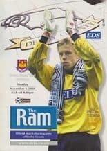 Derby County v West Ham United 06-Nov-2000