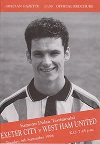 Exeter City v West Ham United 06-Sep-1994